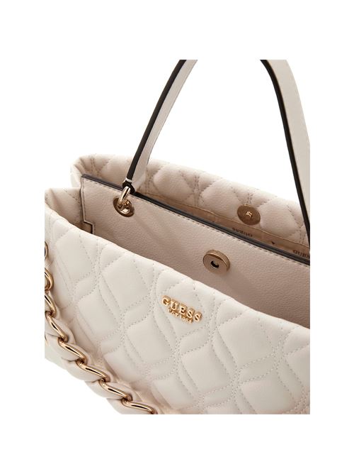 Maxine 2 comp borsa a mano GUESS | HWQG9733050OFF WHITE